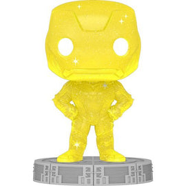 Funko Pop! Avengers Infinity Saga: Iron Man Yellow Artist Series - Bards & Cards