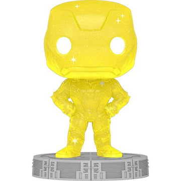 Funko Pop! Avengers Infinity Saga: Iron Man Yellow Artist Series - Bards & Cards