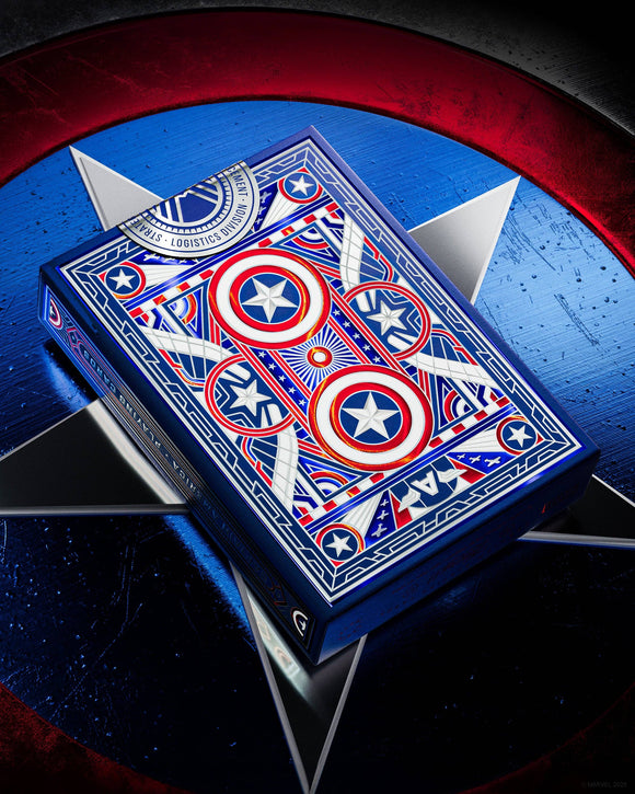 Captain America Playing Cards - Bards & Cards