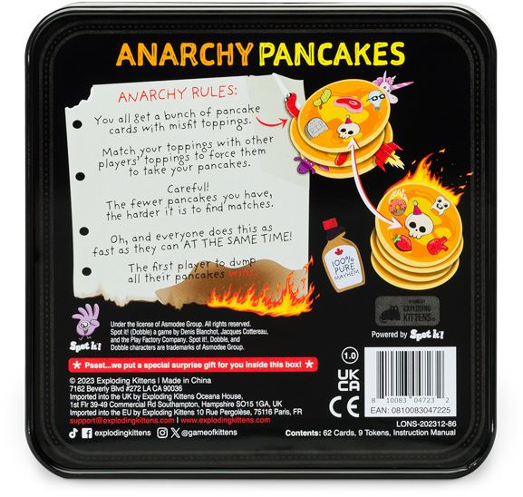 Anarchy Pancakes (Collectible Tin) - Bards & Cards