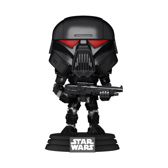 Funko Pop! Star Wars: The Mandalorian Dark Trooper (Battle) - Bards & Cards