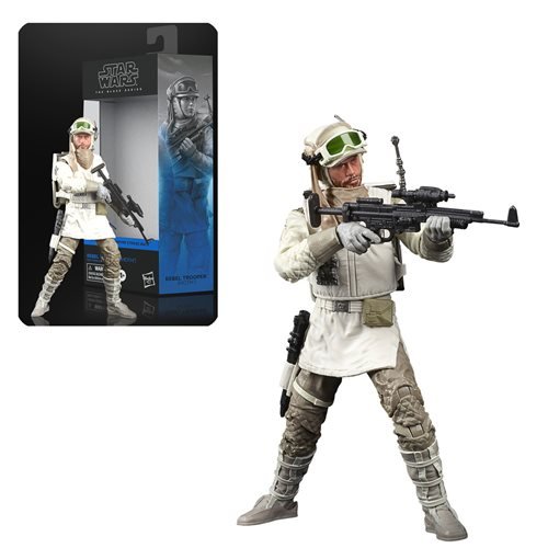 Star Wars: The Black Series - Rebel Trooper (Hoth) (The Empire Strike Back) 6-Inch Action Figure - Bards & Cards