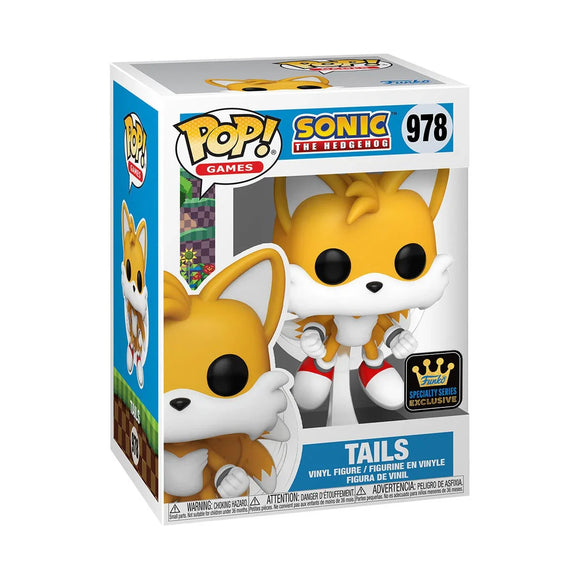 Sonic the Hedgehog Tails Flying Funko Pop! Vinyl Figure #978 - Specialty Series - Bards & Cards