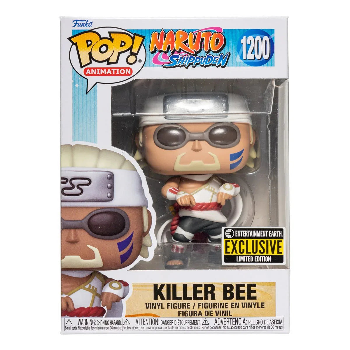 Funko Pop! Naruto Killer Bee - Entertainment Earth Exclusive - Bards & Cards