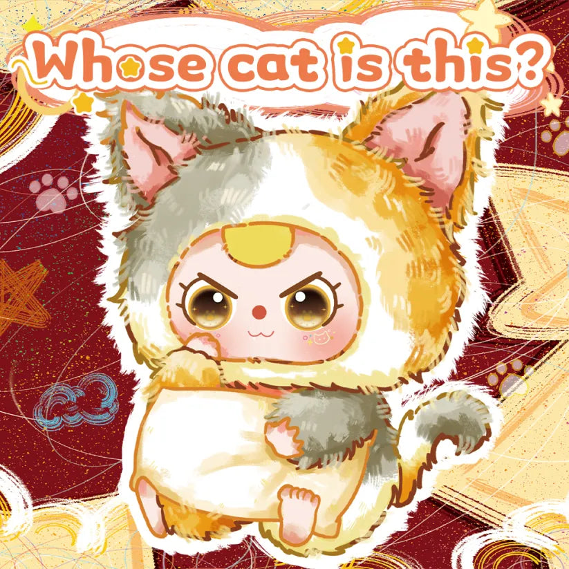 Baby Three Whose Cat is This? Plush Series Blind Box - Bards & Cards