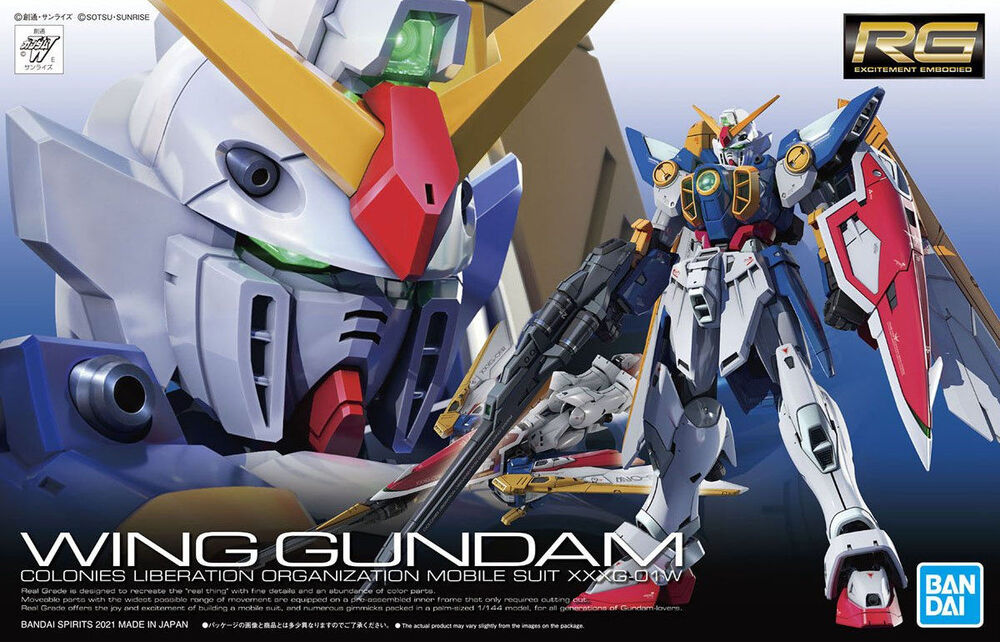 Bandai RG XXXG-01W Wing Gundam 1/144 - Bards & Cards