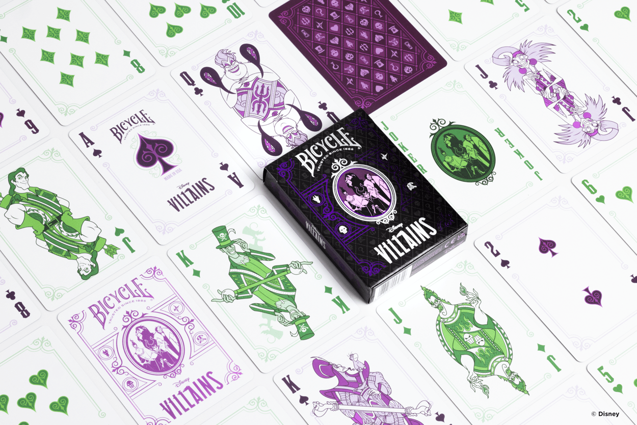 Bicycle Playing Cards: Disney Villains - Bards & Cards