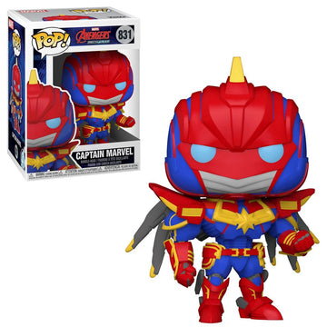 Funko Pop! Marvel Mech: Captain Marvel - Bards & Cards