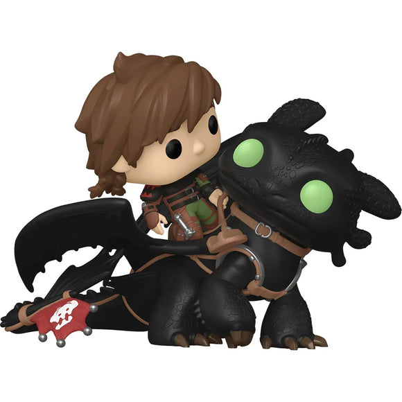 How to Train Your Dragon 2 Hiccup with Toothless Deluxe Funko Pop! Ride #123 - Bards & Cards