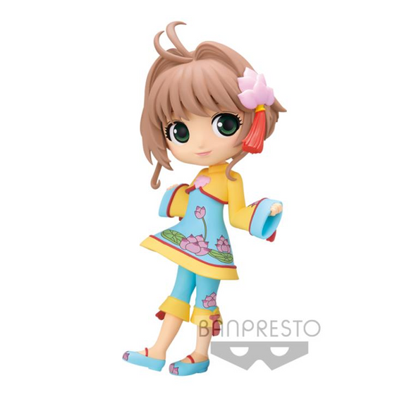 Banpresto Q Posket: Cardcaptor Sakura Clear Card - Vol. 4 Sakura Kinomoto (Ver. A) - Bards & Cards