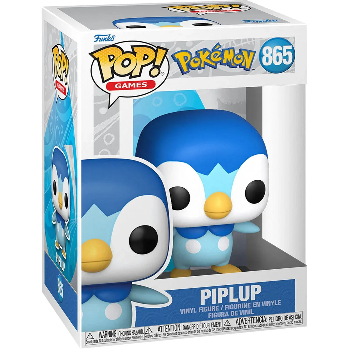 Funko Pop! Pokemon: Piplup - Bards & Cards