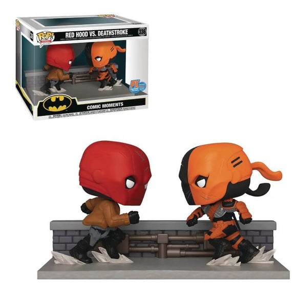 Funko POP! Comic Moment: Red Hood vs. Deathstroke Vinyl Figure Previews Exclusive (PX) [READ DESCRIPTION] - Bards & Cards