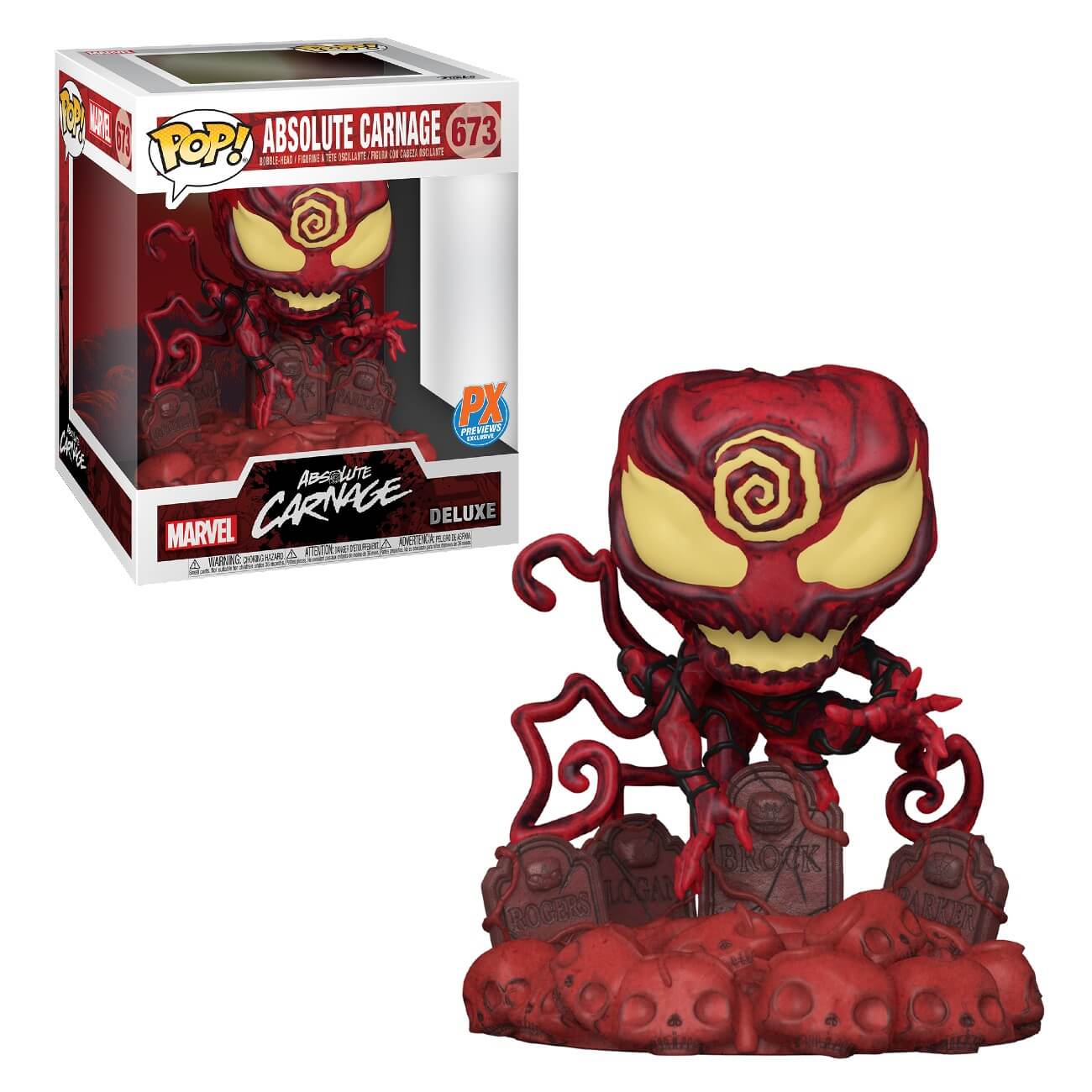 Funko POP! Marvel - Absolute Carnage Deluxe Vinyl Figure #673 Previews Exclusive (PX) [READ DESCRIPTION]