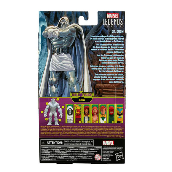 Super Villians Marvel Legends - Dr. Doom 6-Inch Action Figure (Xemnu Build-A-Figure) - Bards & Cards