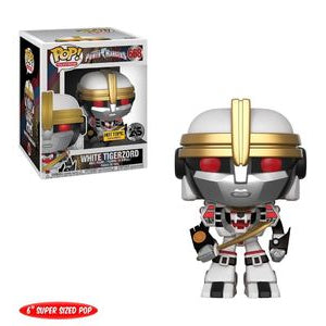 Funko POP! Power Rangers - White Tigerzord 6-Inch Vinyl Figure #668 Hot Topic Exclusive [READ DESCRIPTION]