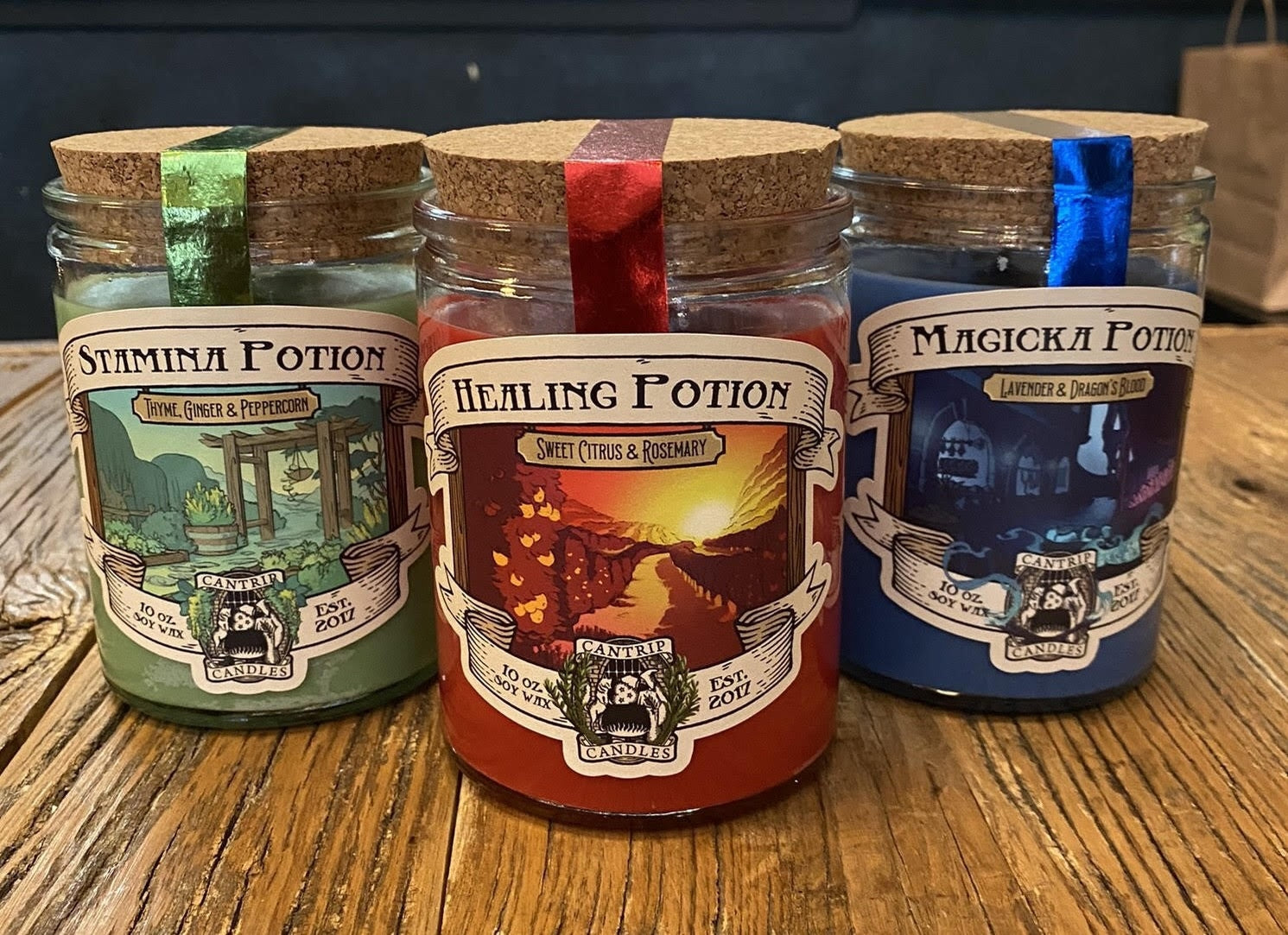 Cantrip Candles - Potion Pack - Bards & Cards