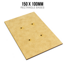 150 x 100mm Rectangle Bases - Bards & Cards