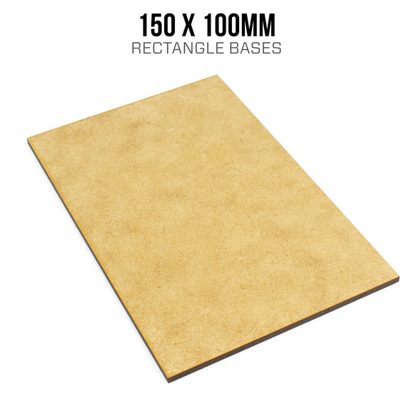 150 x 100mm Rectangle Bases - Bards & Cards