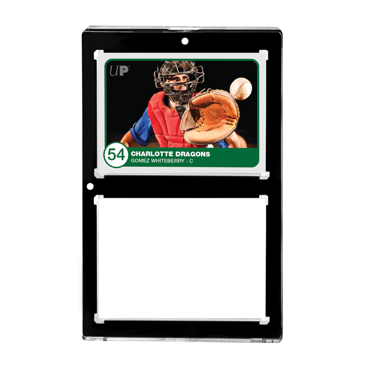 35PT 2-Card Black Border UV ONE-TOUCH Magnetic Holder - 0