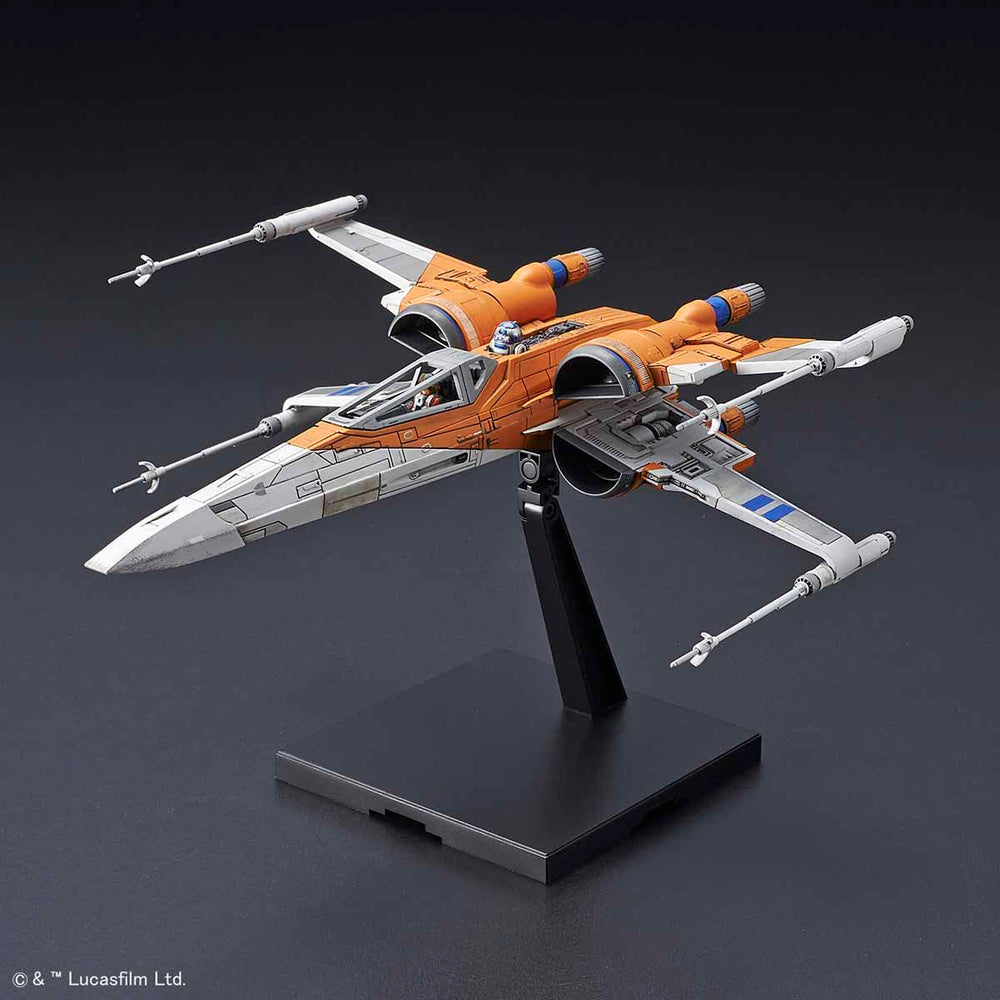 Bandai Star Wars 1/72 Poe's X-Wing Fighter - Bards & Cards