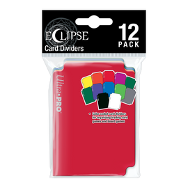 Eclipse Multi-Colored Card Deck Dividers Pack (12ct) - Bards & Cards