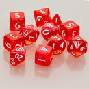 Eclipse Acrylic RPG Dice Set (11ct) - Bards & Cards