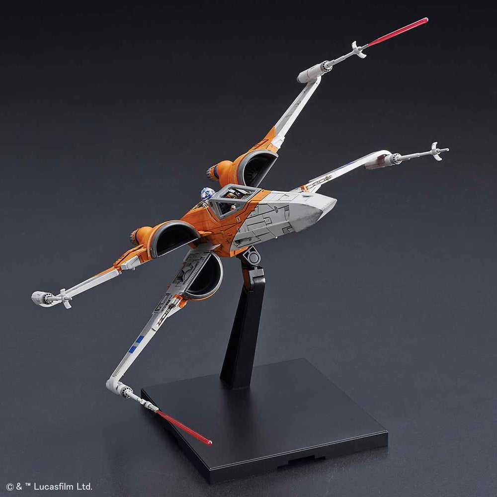 Bandai Star Wars 1/72 Poe's X-Wing Fighter - Bards & Cards