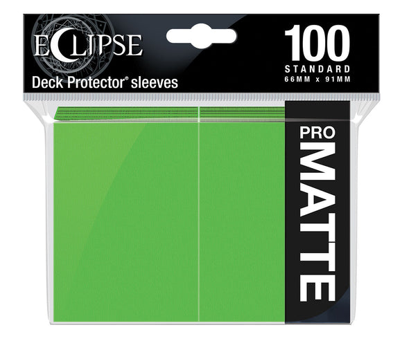 Eclipse Matte Standard Deck Protector Sleeves (100ct) - Bards & Cards