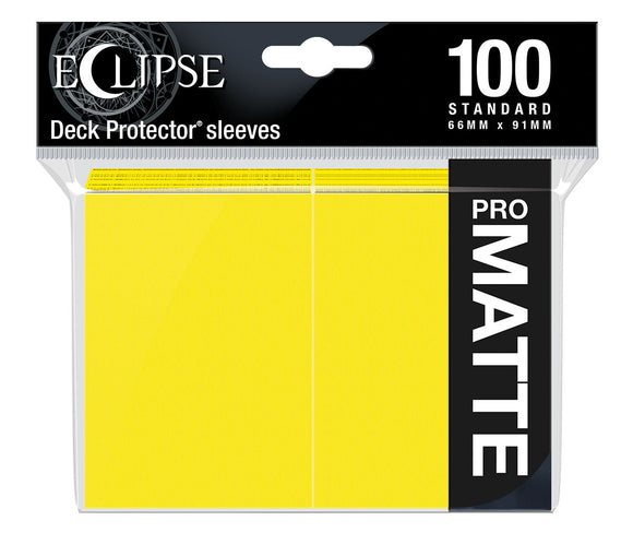 Eclipse Matte Standard Deck Protector Sleeves (100ct) - Bards & Cards