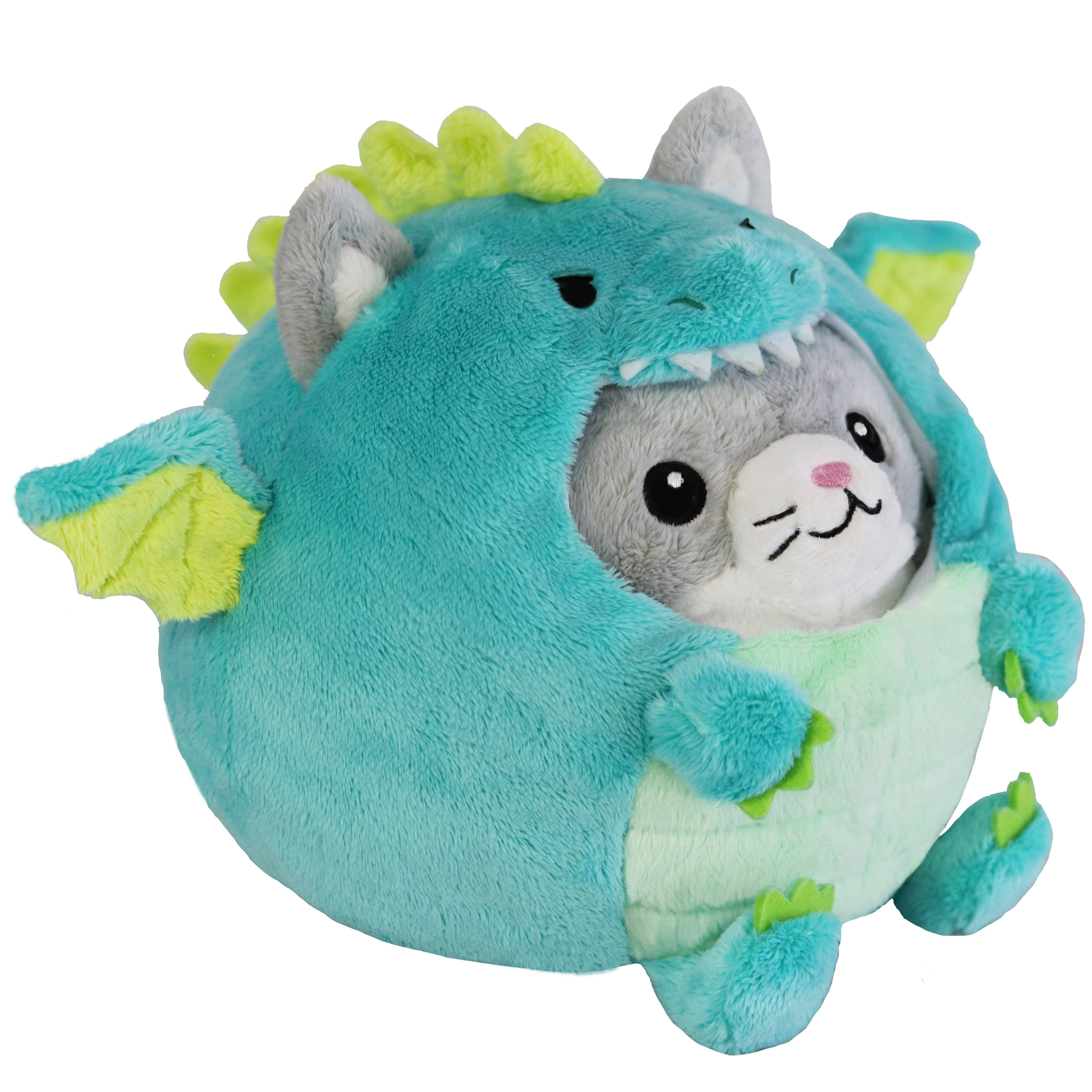 Undercover Kitty in Dragon Suit Plush