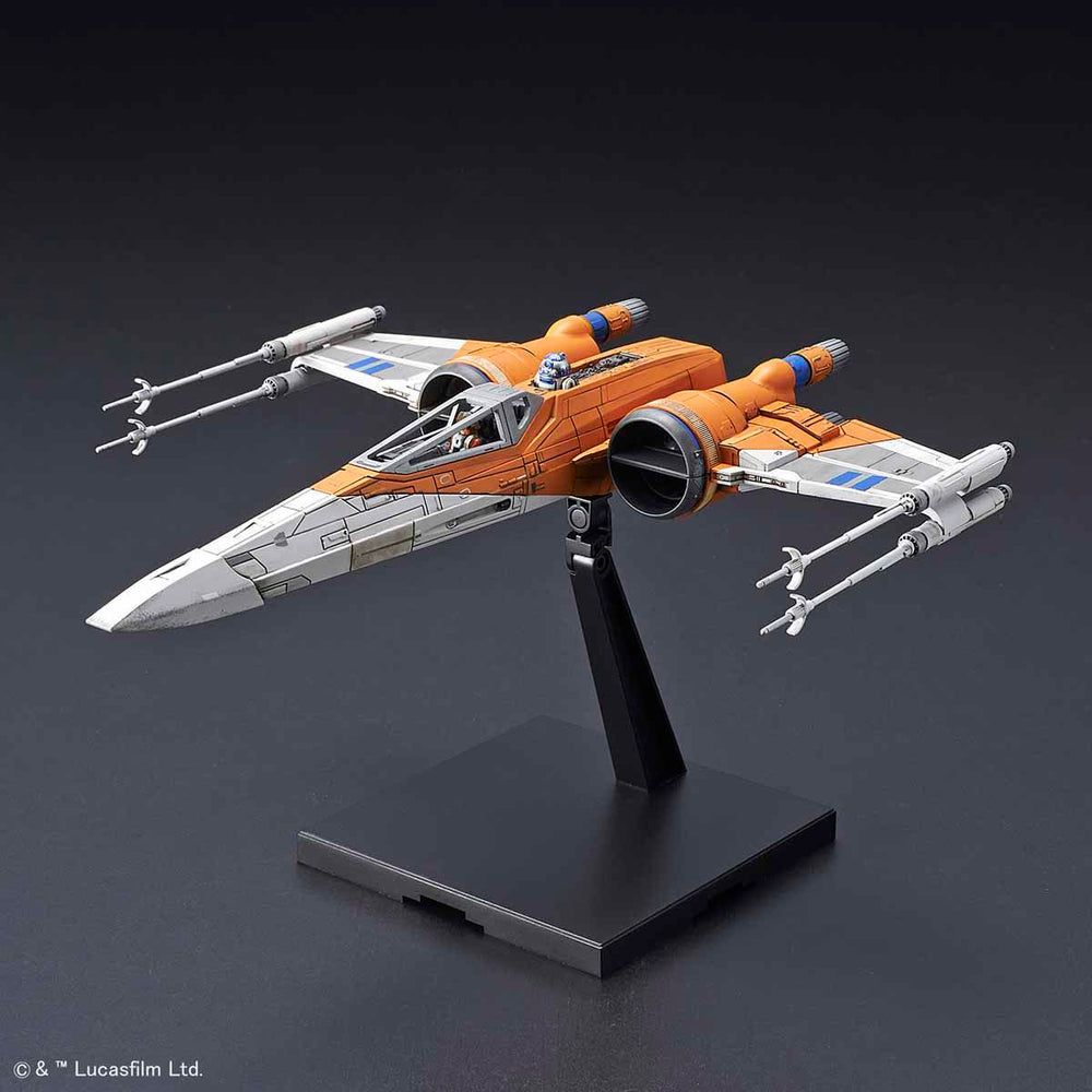 Bandai Star Wars 1/72 Poe's X-Wing Fighter - Bards & Cards