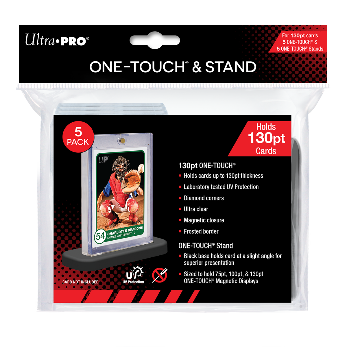 130PT ONE-TOUCH & Stands (5ct)