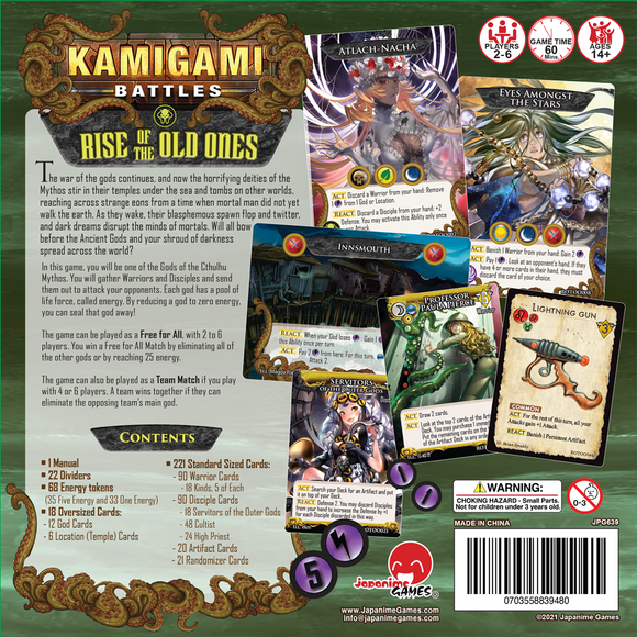 Kamigami Battles: Rise of the Old Ones - Bards & Cards