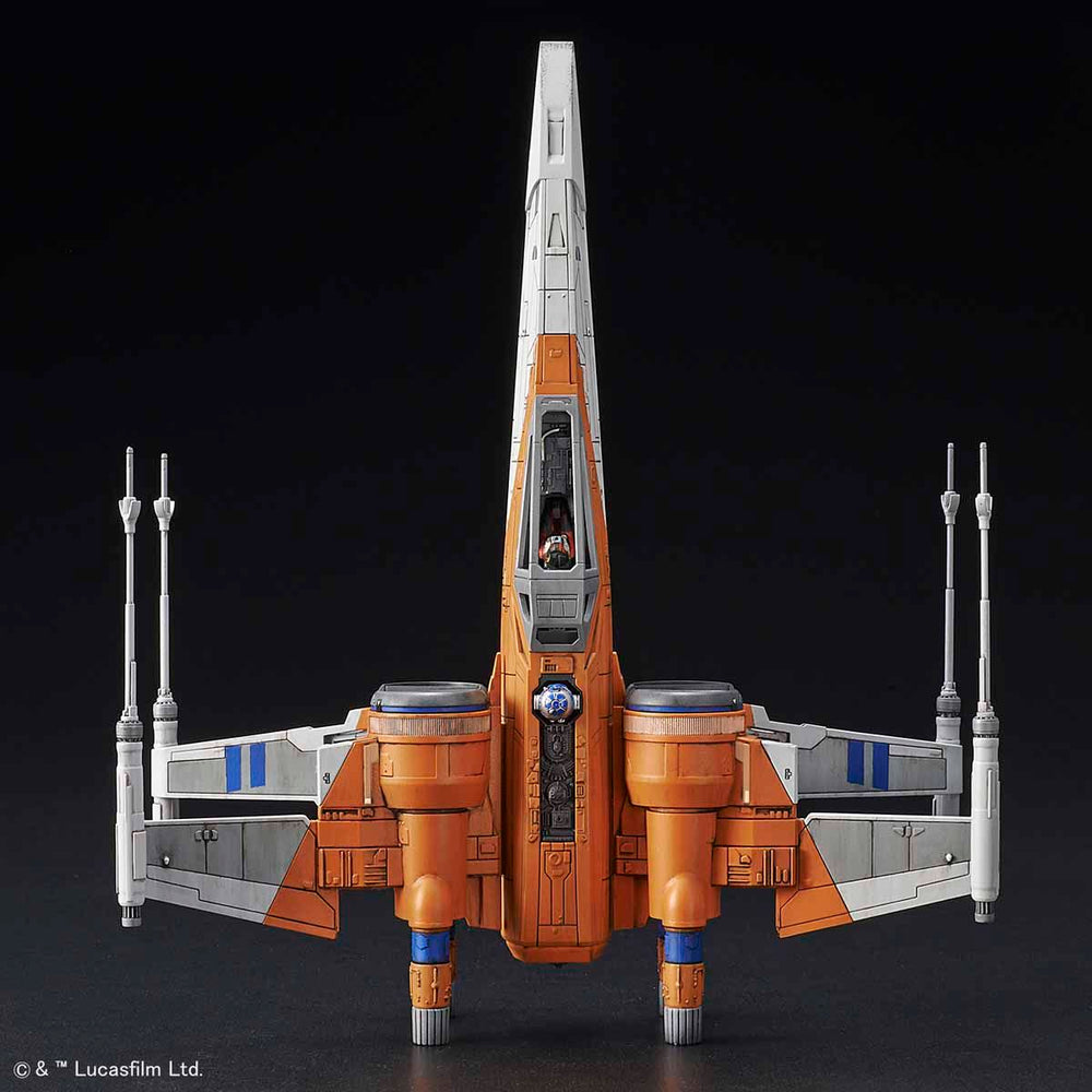 Bandai Star Wars 1/72 Poe's X-Wing Fighter - Bards & Cards