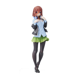 Taito: The Quintessential Quintuplets - Miku Nakano (Uniform Ver.) Coreful Prize Figure - Bards & Cards