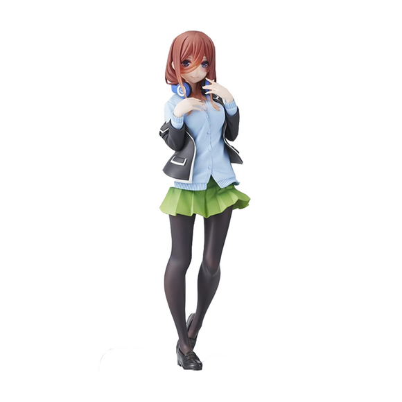 Taito: The Quintessential Quintuplets - Miku Nakano (Uniform Ver.) Coreful Prize Figure - Bards & Cards