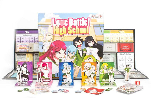 Love Battle! High School Boardgame - Bards & Cards