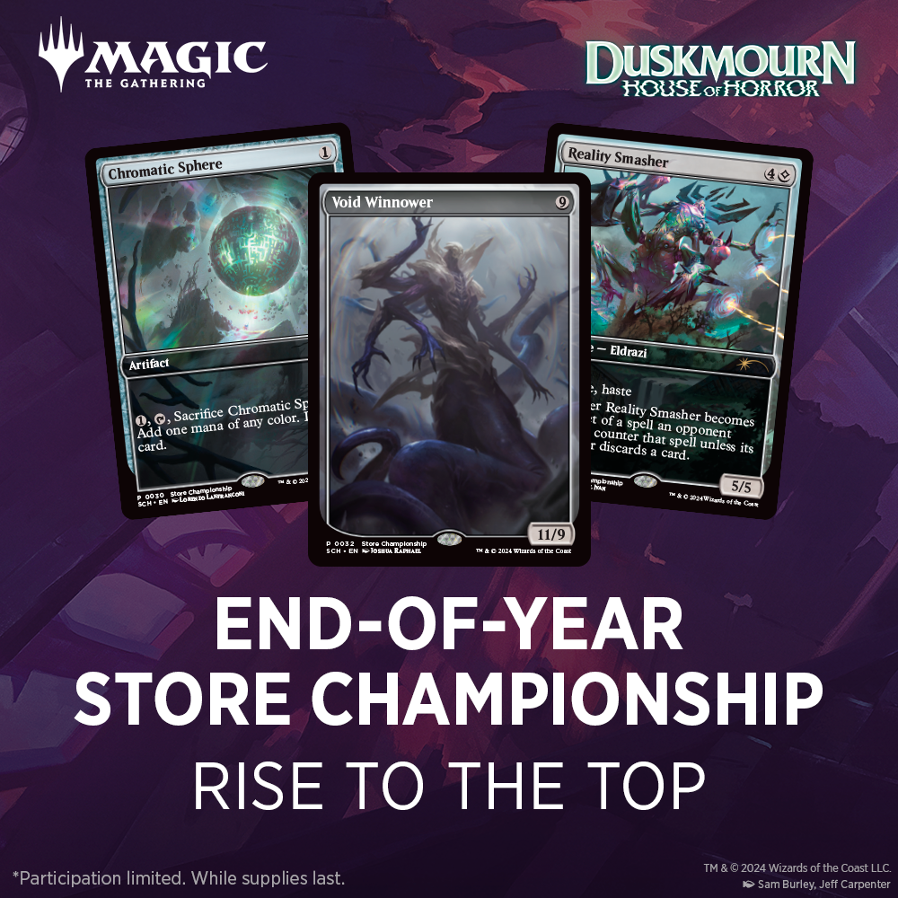 Fri 1/3/2025, 6 pm - Duskmourn Store Championship - Standard