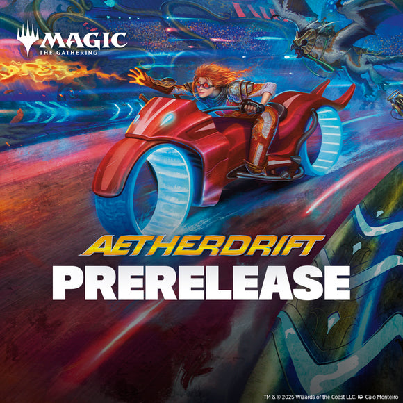 Fri 2/7/2025, 6 pm - Start Your Engines: Aetherdrift Prerelease - Bards & Cards