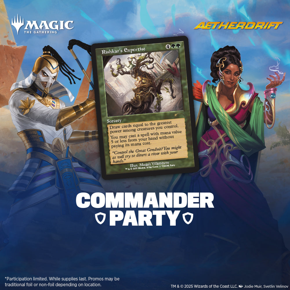 Fri 2/21/2025, All Day - Aetherdrift Commander Party: Race to Victory!