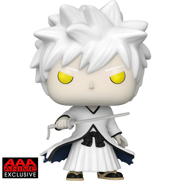 Bleach White Ichigo Kurosaki Funko Pop! Vinyl Figure #1739 - AAA Anime Exclusive - Bards & Cards
