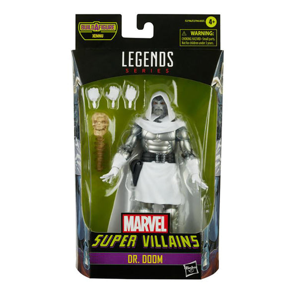 Super Villians Marvel Legends - Dr. Doom 6-Inch Action Figure (Xemnu Build-A-Figure) - Bards & Cards