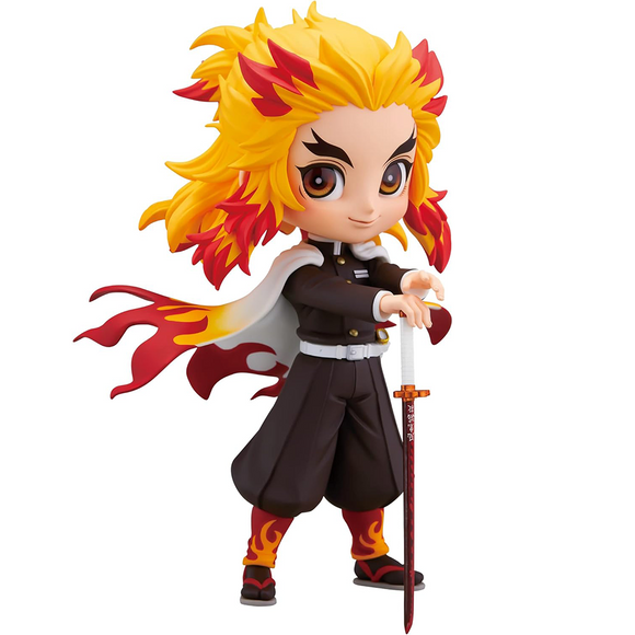 Banpresto: Q Posket: Demon Slayer: Kimetsu no Yaiba - Kyojuro Rengoku (Ver. A) - Bards & Cards