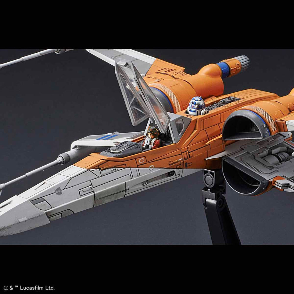 Bandai Star Wars 1/72 Poe's X-Wing Fighter - Bards & Cards