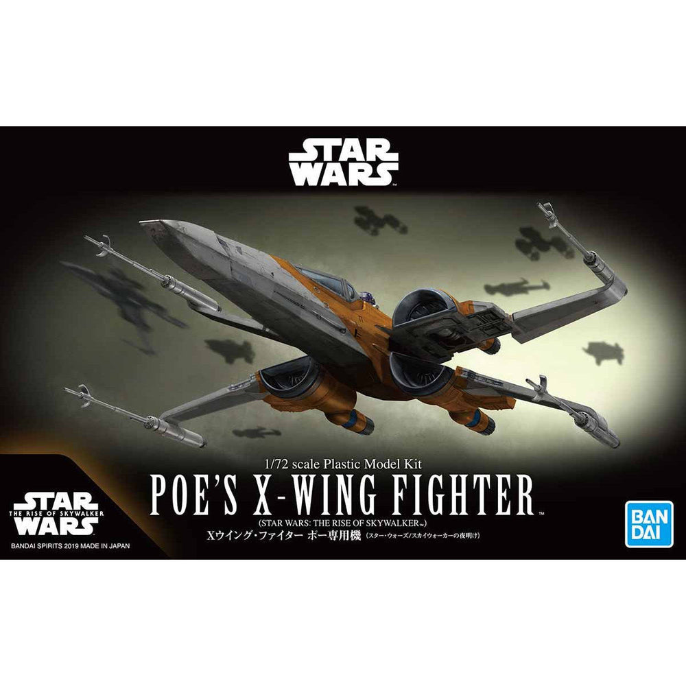 Bandai Star Wars 1/72 Poe's X-Wing Fighter - Bards & Cards