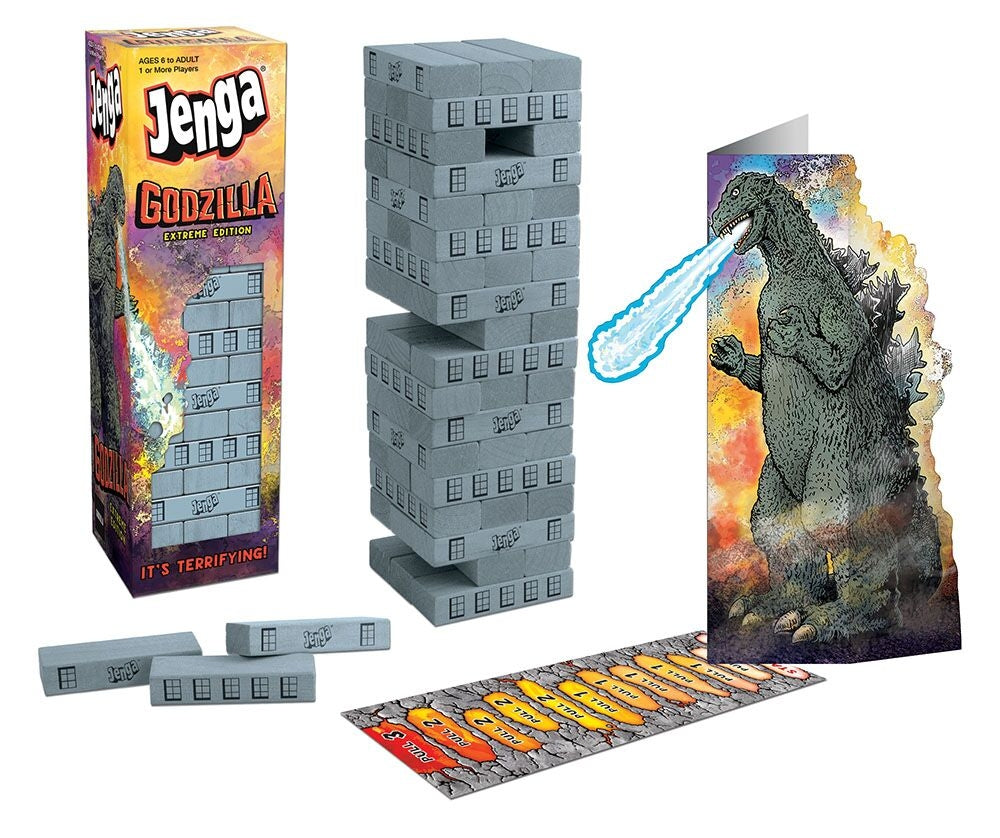 Jenga: Godzilla - Bards & Cards