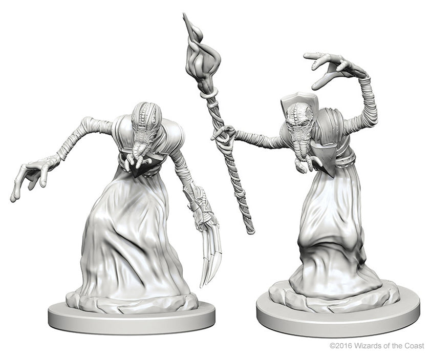 Dungeons & Dragons Nolzur's Marvelous Unpainted Miniatures: W01 Mindflayers - Bards & Cards