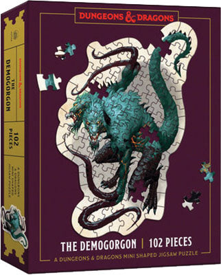 Dungeons & Dragons Mini Shaped Jigsaw Puzzle: The Demogorgon Edition - Bards & Cards