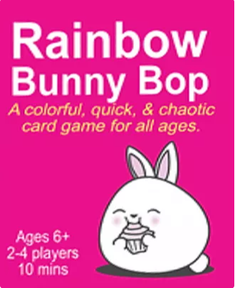 Rainbow Bunny Bop - Bards & Cards