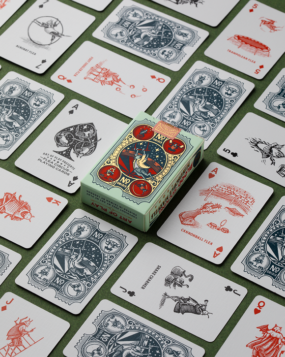 Flea Circus Playing Cards - Bards & Cards